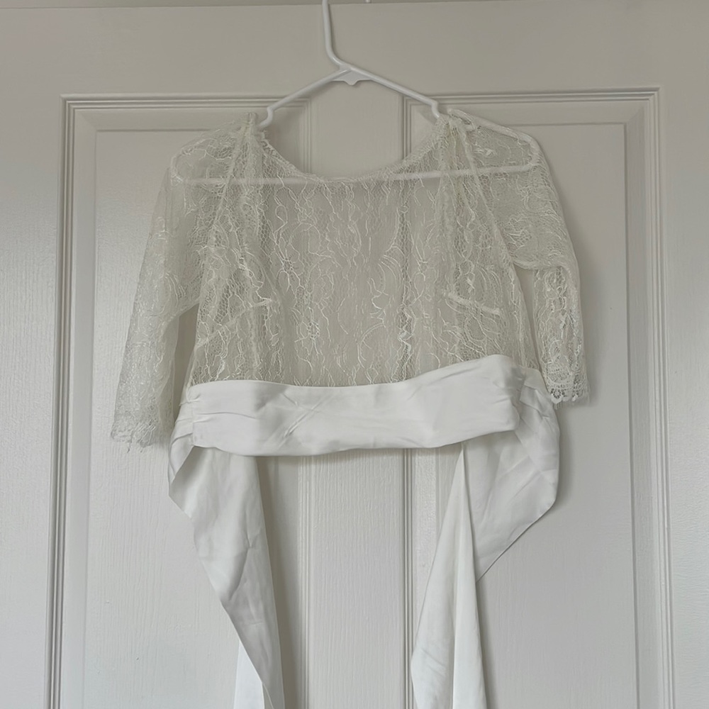 COPY - BHLDN / Jenny Yoo wedding gown topper